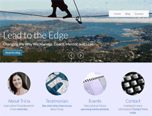 Tablet Screenshot of leadtotheedge.com